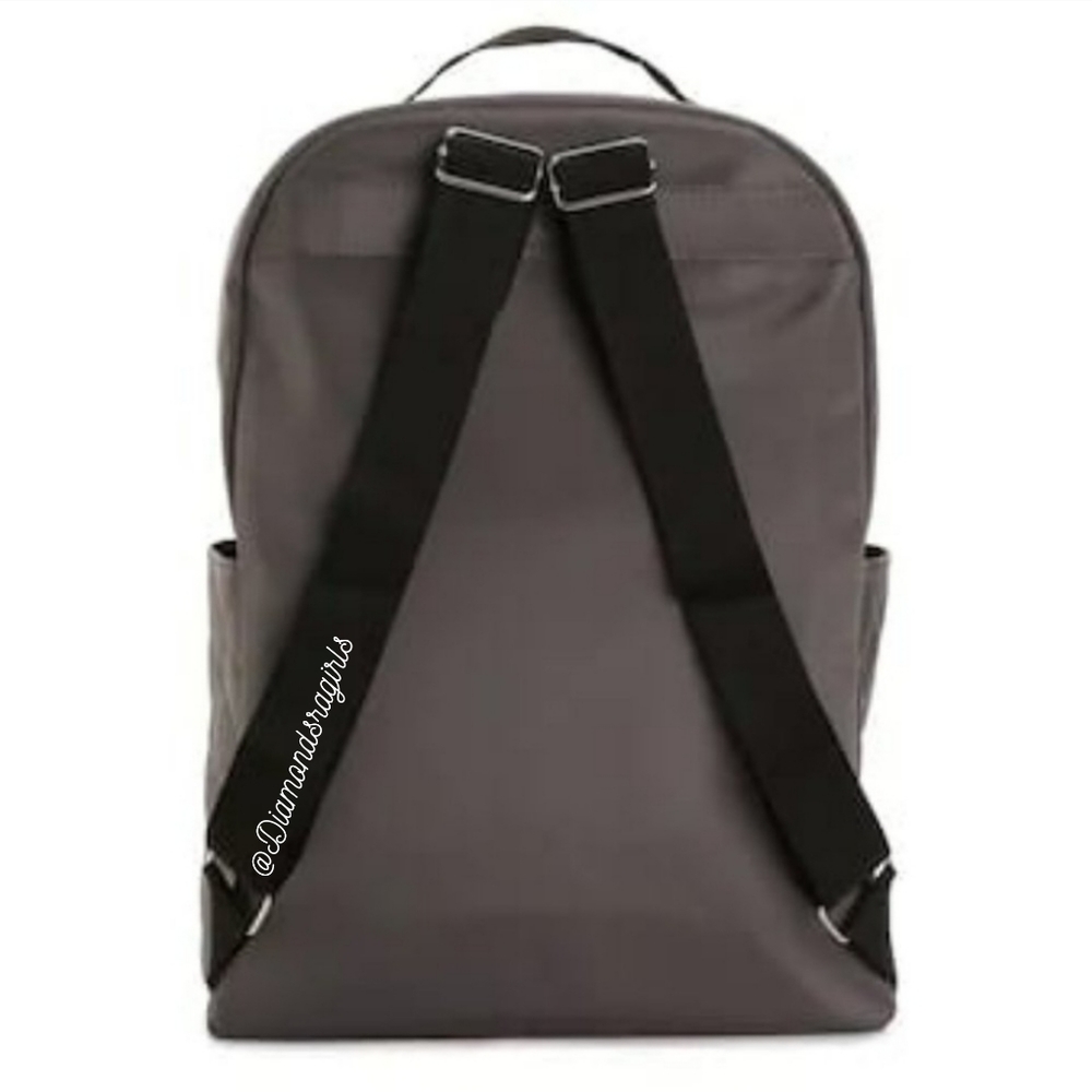 DSW Large Quilted Backpack Gray Black Silver NIP - Picture 2 of 15